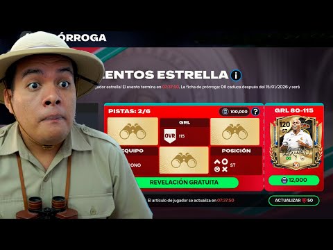 Cazatalentos Estrella, Pero con Jugadores de 115 GRL Asegurados en FC Mobile