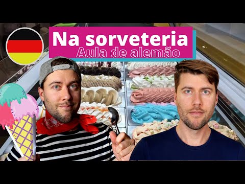 ALEMÃO para trabalhar NA SORVETERÍA + diálogo | Aula de alemão #41 ??