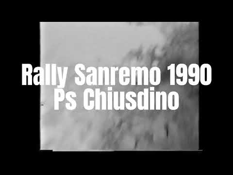 incidente Alex Fiorio e Luigi Pirollo Lancia Delta 16v FINA 32° Rally Sanremo 1990 Sterrati Toscani