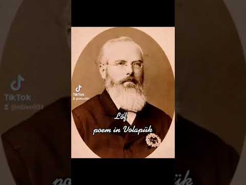 Poem in language Volapük 💜