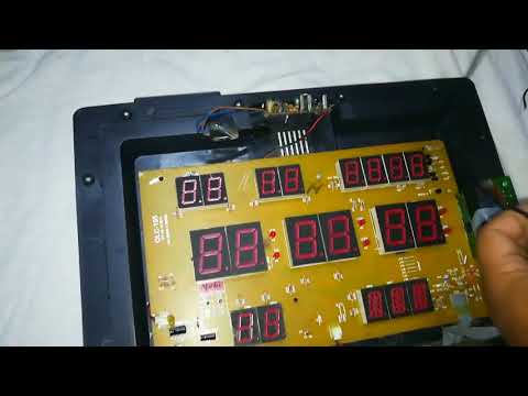 Repairing of digital wall clock