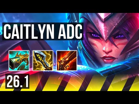 CAITLYN & Alistar vs DRAVEN & Swain (ADC) | 45K damage | KR Master | 26.1