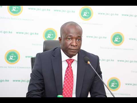 Francis Odhiambo Omondi interview for the position of Judge of The Environment and Land Court.