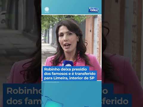Robinho sai do presídio dos famosos e é levado para Limeira, interior de SP | #balançogeral #shorts