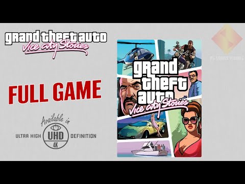 Grand Theft Auto Vice City Stories - Full Game Walkthrough in 4K