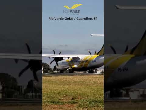 VoePass   Rio Verde Goiás  Guarulhos SP #aeroportos #automobile #avioes #f22raptor #aviation #avião