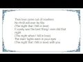 Boney James - The Night I Fell in Love Lyrics