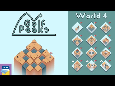 Golf Peaks: World 4 Walkthrough Guide & iOS / Android / PC Gameplay (by Lukasz Spierewka) - YouTube