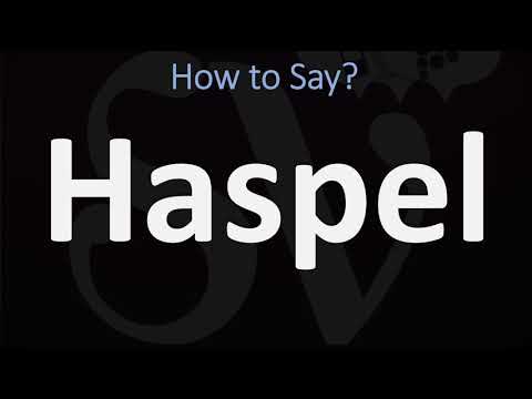 How to Pronounce Haspel? (CORRECTLY)