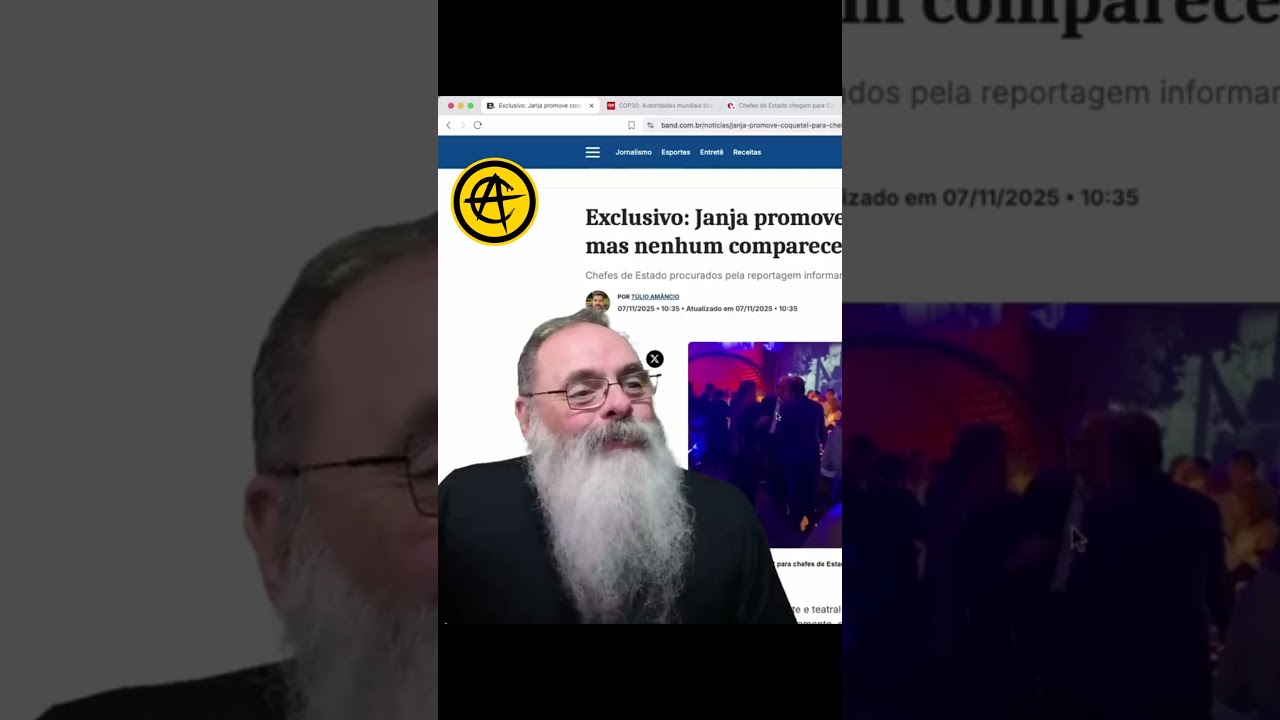JANJA OFERECE COQUETEL para CHEFES de ESTADO... MAS NENHUM FOI! SÓ DEU PETISTA na FESTA da JANJA
