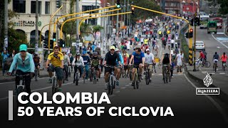 Download lagu 50 years of Ciclovia: Bogota marks anniversary of Open Streets initiative mp3