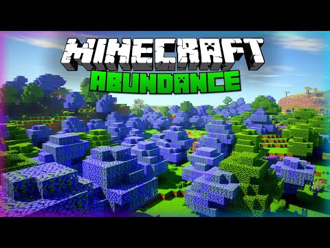 Lavender Fields & NEW Flowers in Minecraft! 😱 1.16.5 Abundance Mod