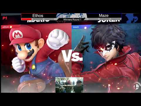 Ethos (Mario) Vs. Maze (Joker) Lions Den #28 Live Tournament