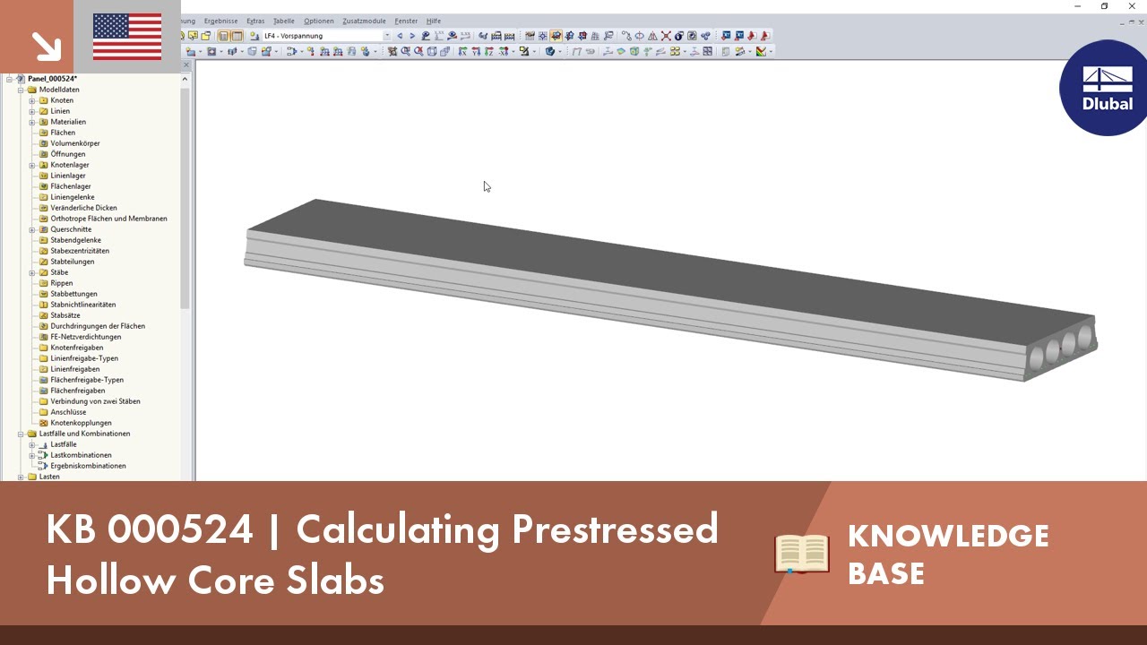 KB 000524 | Calculating Prestressed Hollow Core Slabs