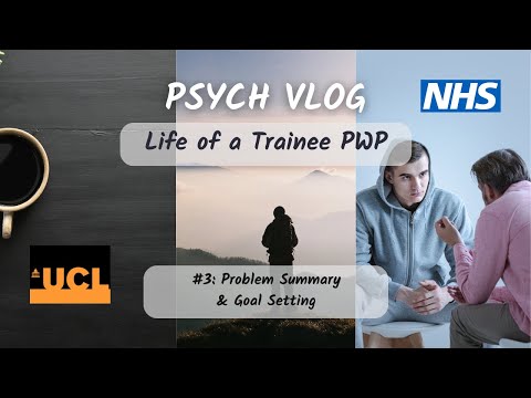 How Do You Summarise The Mental Health Problem and Set Goals? || (Diary of a Trainee PWP #3)
