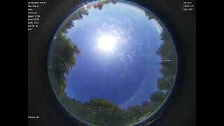 2026-08-12 All sky camera capture from Poiana Rusca Mountains, Romania