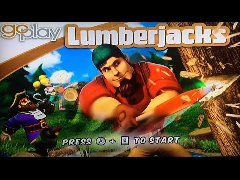 go play lumberjacks wii gameplay