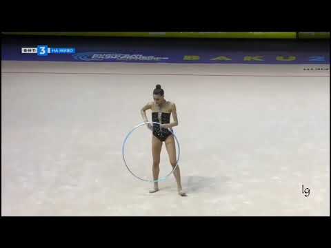 Natela Bolataeva Hoop AA European RG Championships Baku 2019