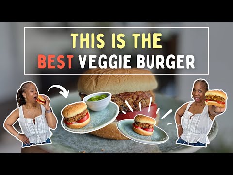 THE BEST VEGGIE BURGER | Affordable Pantry Staples | Great for meal Prep | Freezer Friendly