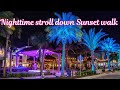 Promenade Sunset Walk Margaritaville Resort Full Tour Better Than Disney Springs Walt Disney World