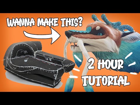 D'ya wanna make a Dragon? Mega Huge Luck Dragon Puppet Head Tutorial!