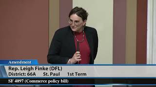 Minnesota House floor debate on SF4097, the commerce policy bill 4/15/24