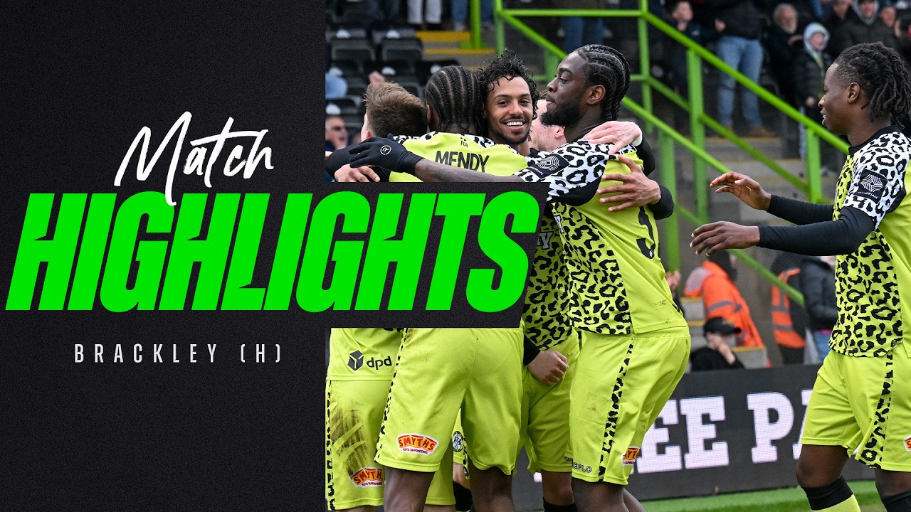 Forest Green Rovers vs Brackley Town Highlights