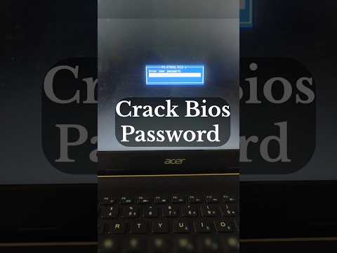 How To Remove BIOS Password / Crack BIOS Password 100% Useful Method #shorts #bios