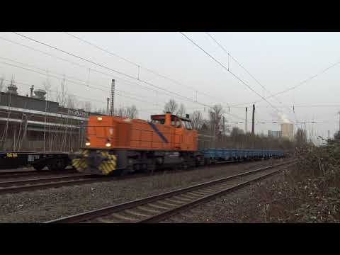 Züge in Datteln am  22 02 21   4K