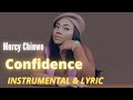 Confidence - Mercy Chinwo Karaoke (instrumental + lyric)