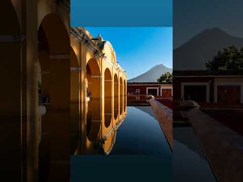 Tanque La Unión. Atardecer en la Antigua Guatemala. Sacatepéquez, Guatemala. 🇬🇹