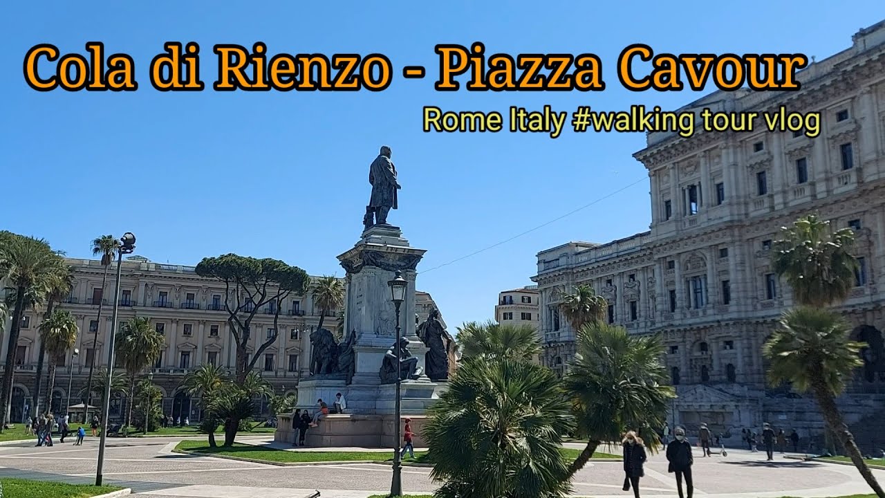 ROME ITALY - Walking tour vlog from Cola Di Rienzo until Piazza Cavour