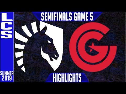 TL vs CG Highlights Game 5 | LCS Summer 2019 Playoffs Semi-finals | Team Liquid vs Clutch Gaming