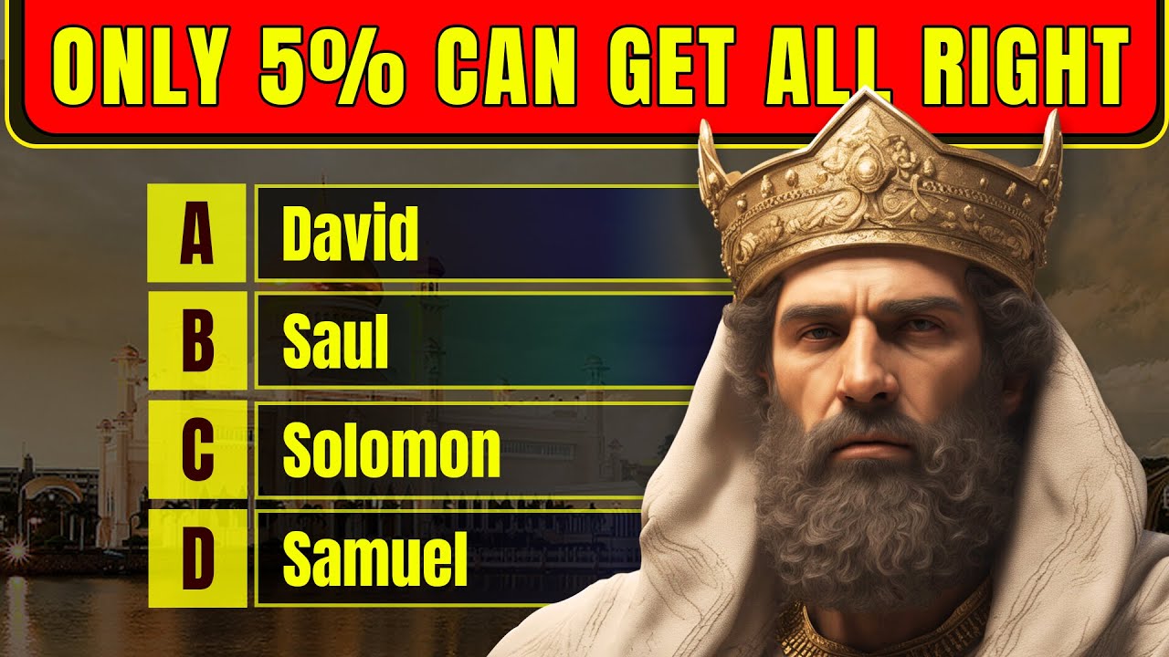 23 BIBLE QUESTIONS TO TEST YOUR BIBLE KNOWLEDGE ABOUT THE OLD TESTAMENT | The Bible Quiz