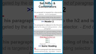 Master Advanced CSS Selectors in 60 Seconds! 🎯 (CSS Tutorial) #shorts