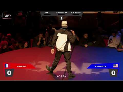 CREESTO vs ROBOZILLA - Battle BAD 2022 - POPPING Top 16