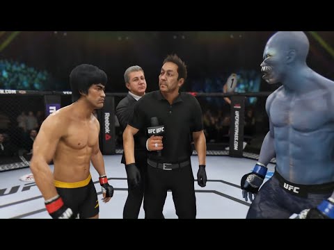 Bruce Lee vs. Blue Monster - EA Sports UFC 3