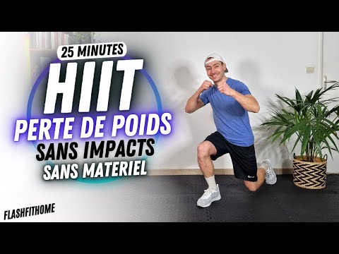 HIIT WITHOUT IMPACT FAT BURNING 25 MIN 💦 SESSION WITHOUT JUMPING and WITHOUT EQUIPMENT - FlashFit...