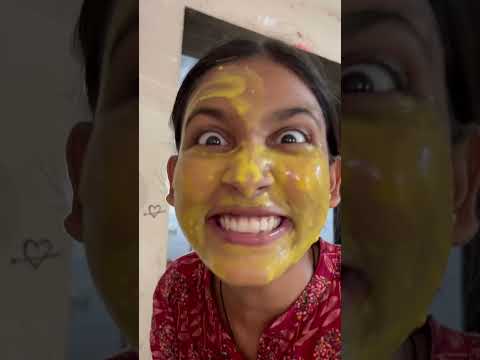 Payal ne mere face par glowing skin home remedy ki #minivlog #shorts