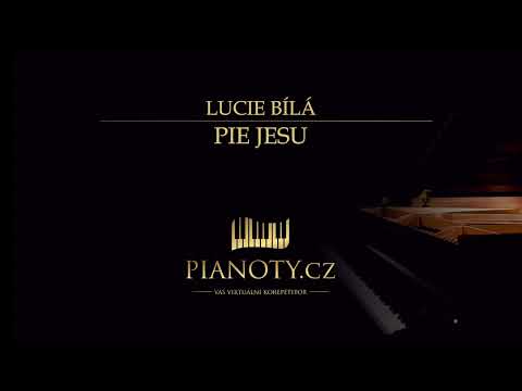Lucie Bílá - Pie Jesu (klavírní doprovod / karaoke)