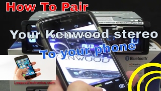 How to pair bluetooth to your Kenwood stereo