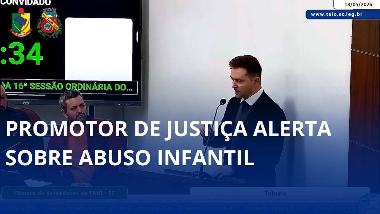Promotor de Justiça alerta sobre abuso infantil