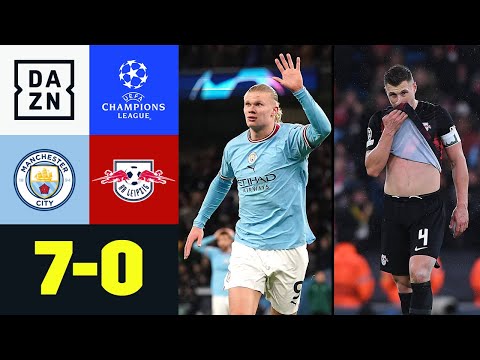 Manchester City - RB Leipzig 7:0 | UEFA Champions League | DAZN Highlights