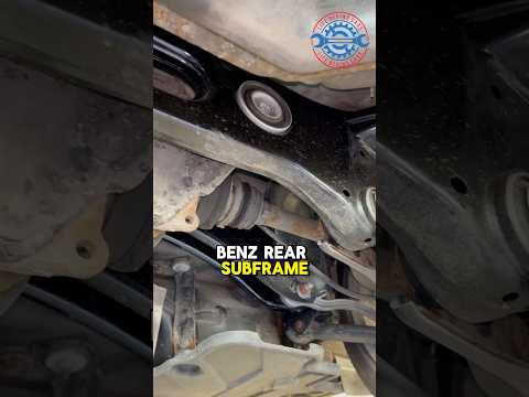 Dealing with the dreaded Mercedes-Benz rear subframe replacement due to corrosion 😱🚗 #MercedesBenz