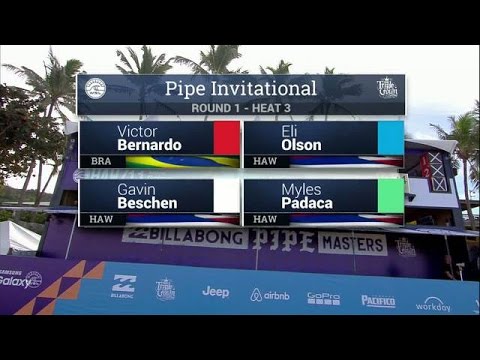 Men's Pipe Invitational Round One, Heat 3