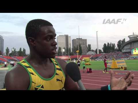 WYC Donetsk 2013 - Marvin WILLIAMS JAM - 400m H Boys - SEMI-FINAL