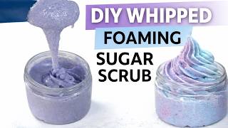 How to Make a Whipped Foaming Sugar Scrub | Fluffy, Lathering DIY Body Scrub