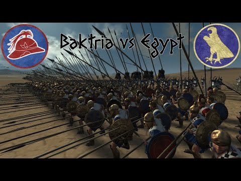 Total War: Rome II - Baktria vs Egypt - Online Battle #3