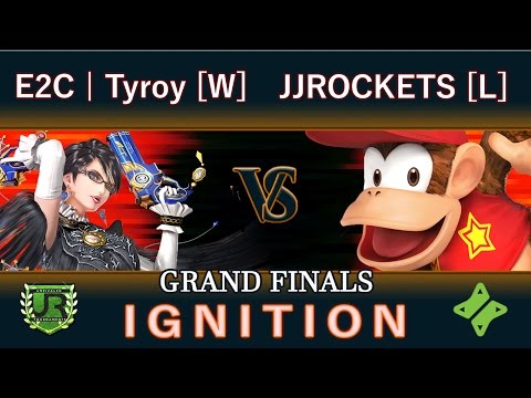 Ignition #65 GRAND FINALS - E2C | Tyroy [W] (Bayonetta) vs JJROCKETS [L] (Diddy Kong, Robin)