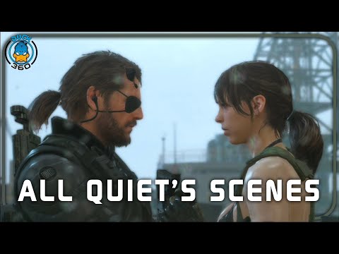 Metal Gear Solid V The Phantom Pain: All Quiet's Scenes + Ending(PS4/1080p) Video